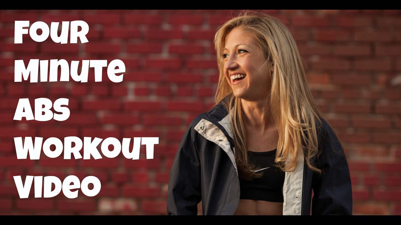 4 Minute Ab Exercise Video for a Six Pack! Intense Pilates Series of 5 Workout.