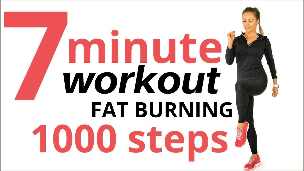 7 MINUTE WALK  1000 STEPS AT HOME - INDOOR WALKING WORKOUT