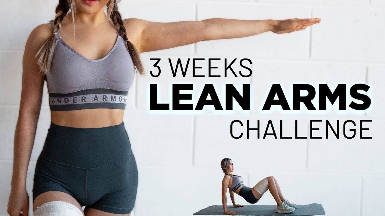 Lean Arms Workout Challenge |  Lose Arm Fat (No Equipment)
