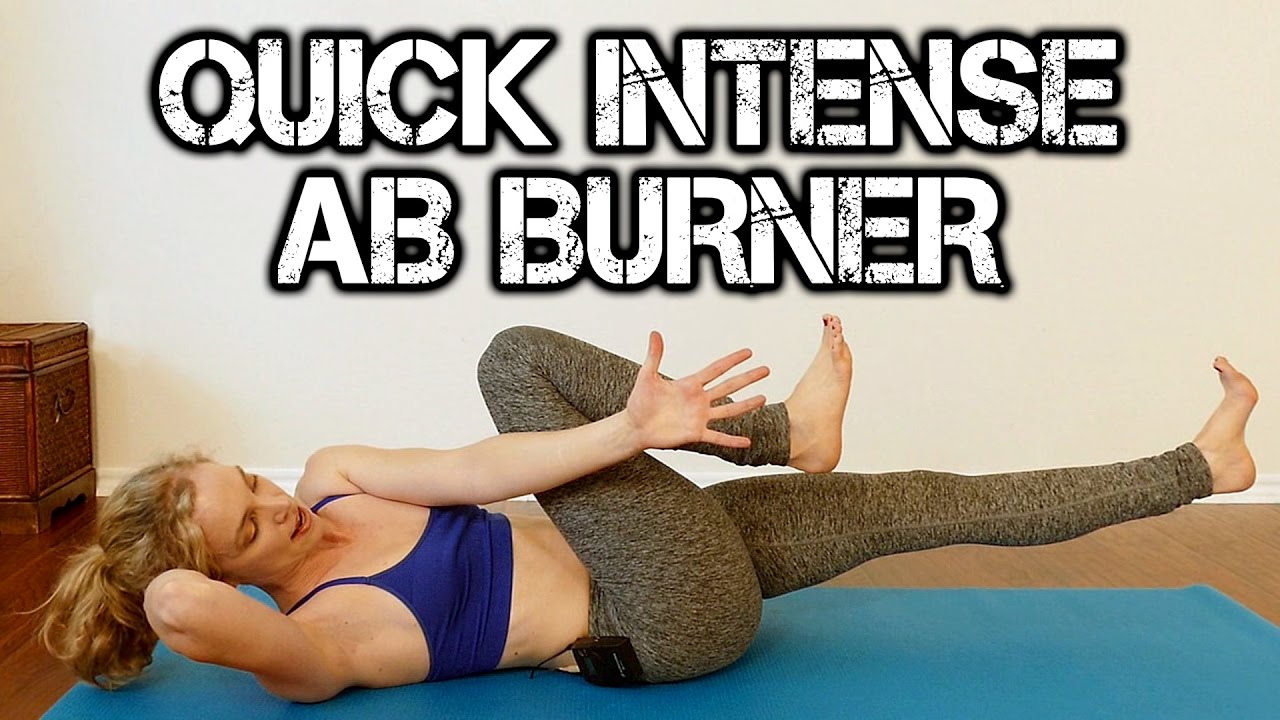 INTENSE ABS! 10 Minute Ab & Core Yoga Workout with Lindsey to Burn Belly Fat, Tone & Shape