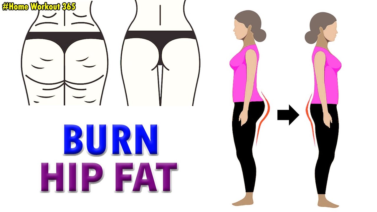 UNWANTED HIP FAT | BURN HIP FAT AT HOME FAST