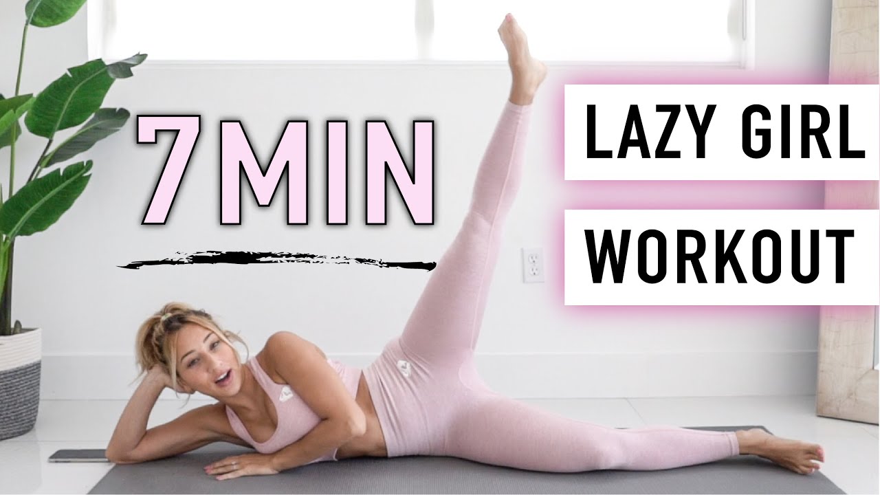 LAZY GIRL Full Body WORKOUT - 7 min. (NO JUMPING)