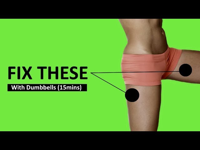 PROPER Inner and Outer Thigh Workout For Men & Women | Dumbbell Thigh Workout (15 mins)