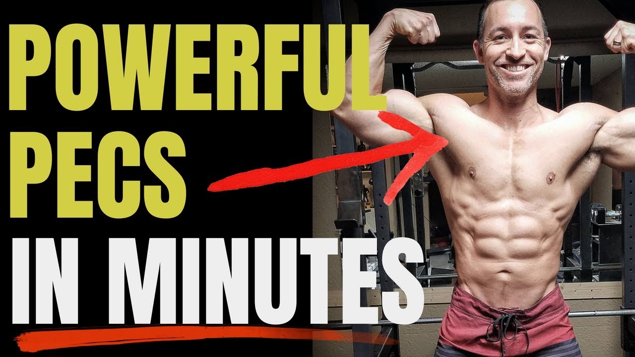 Chest workout for men over 40 (POWERFUL PECS IN MINUTES!)