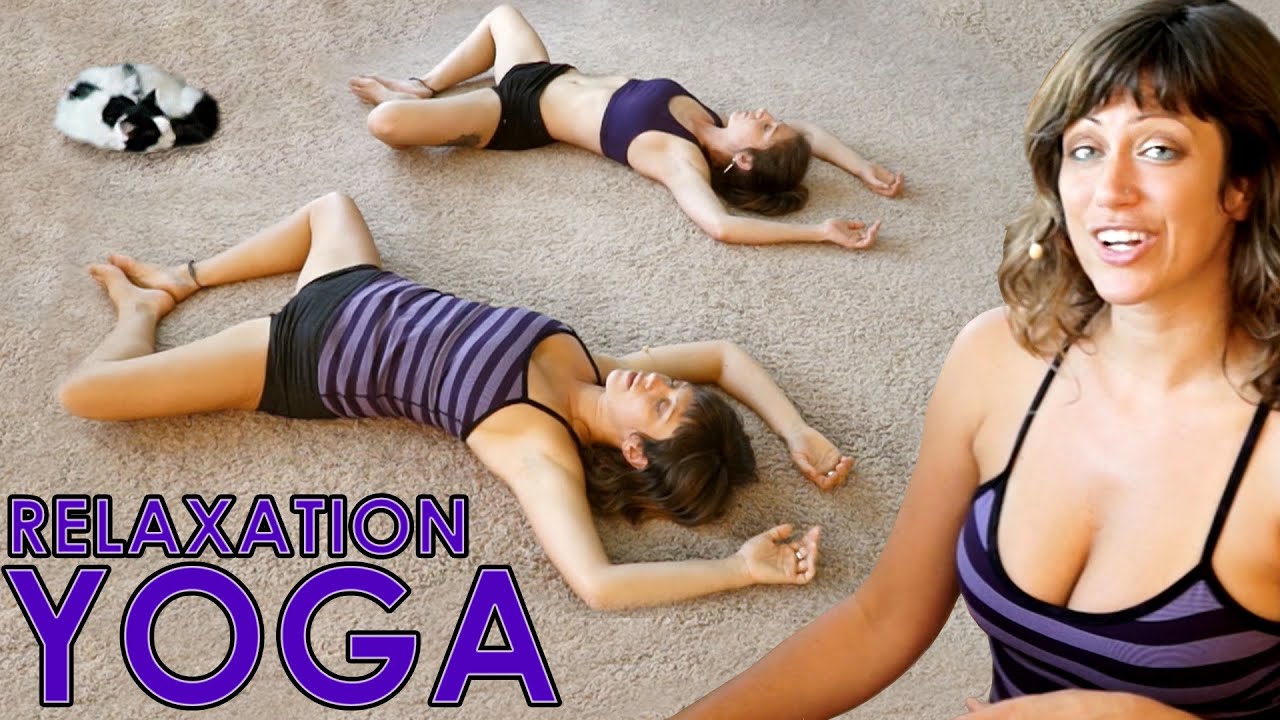Relaxation or Bedtime Yoga Routine For Beginners To Help You Sleep & Stress Relief