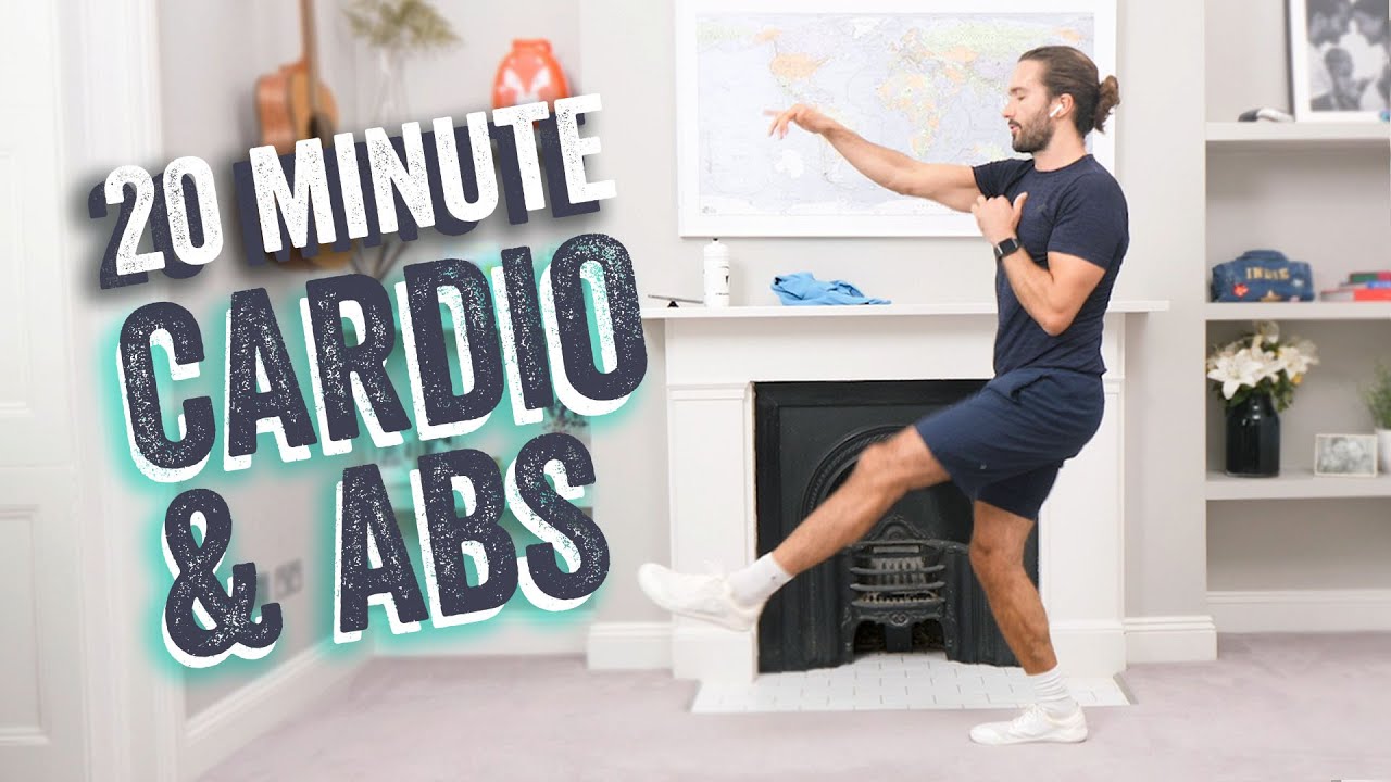 NEW!!!! 20 Minute FAT BURNING Cardio & Abs HOME HIIT Workout | The Body Coach TV