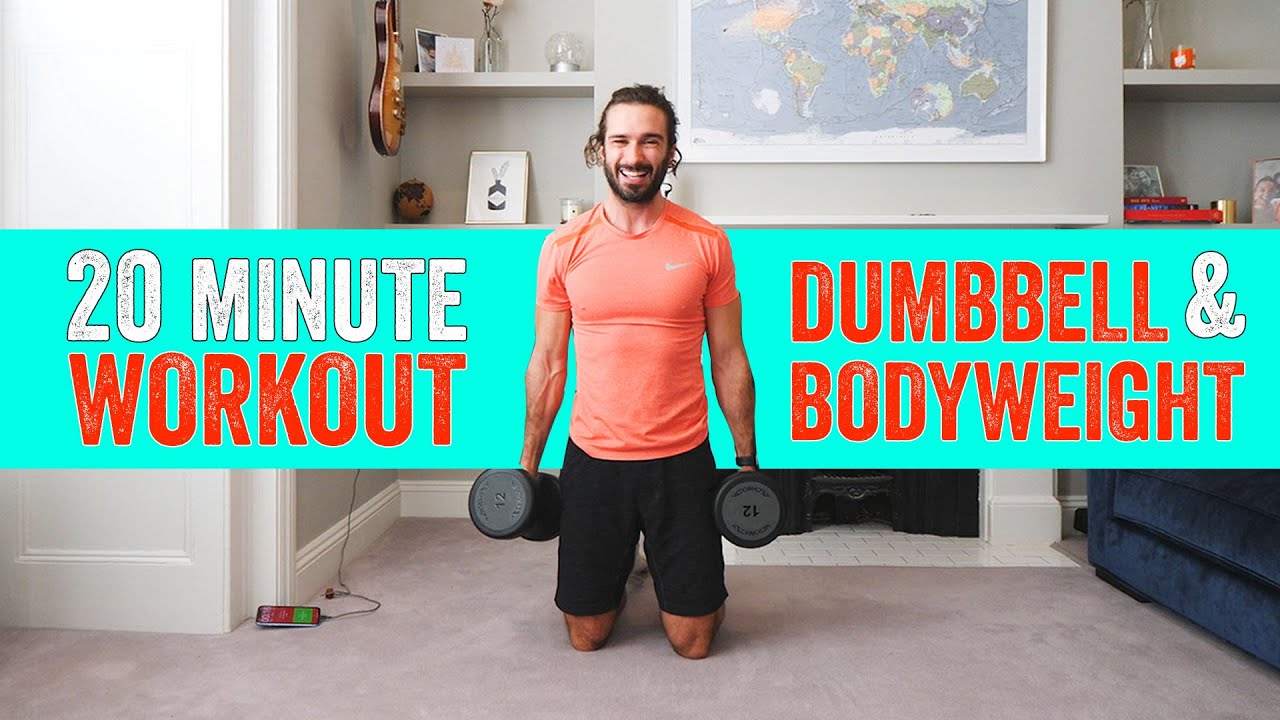 WOW! 20 Minute Dumbbell & Bodyweight Fat Burner | The Body Coach TV