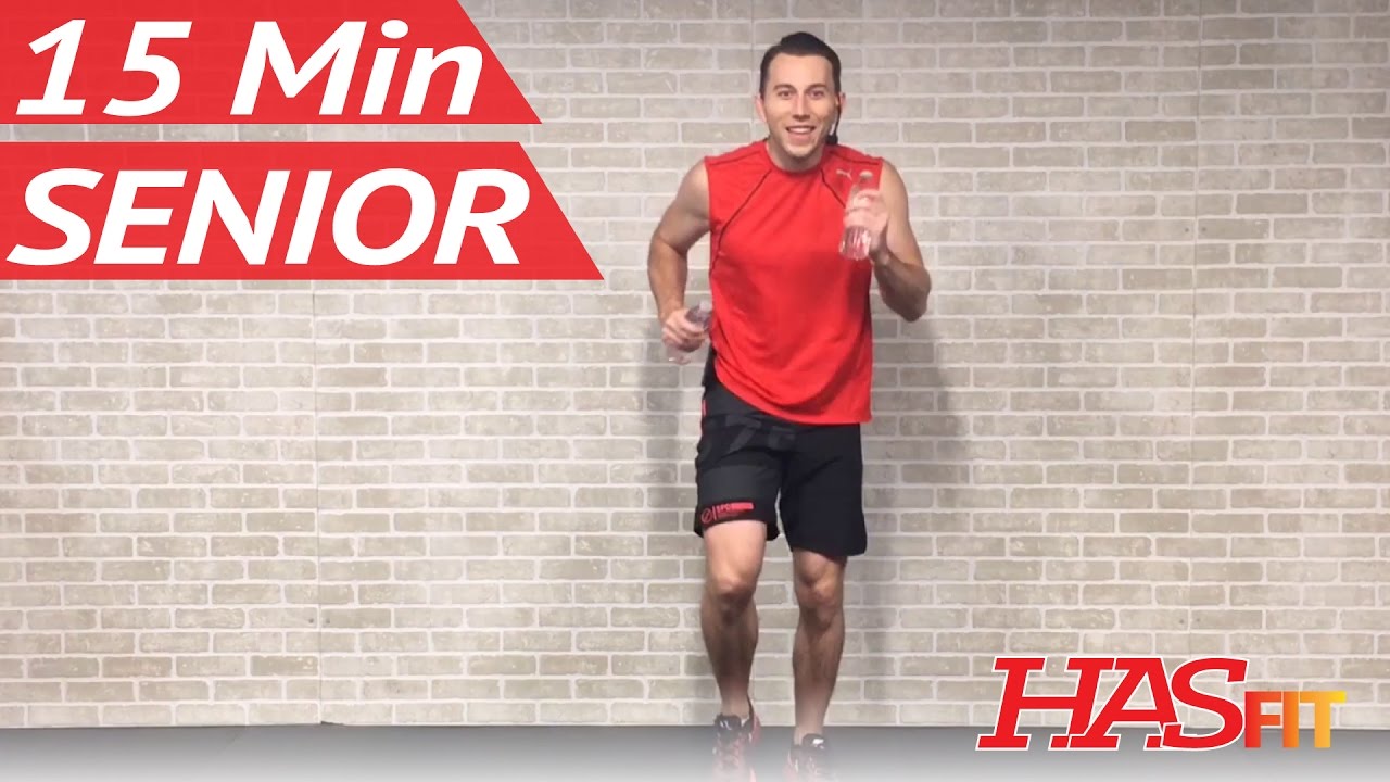 15 Minute Senior Workout Low Impact Exercises for Seniors Elderly Men & Women Older People