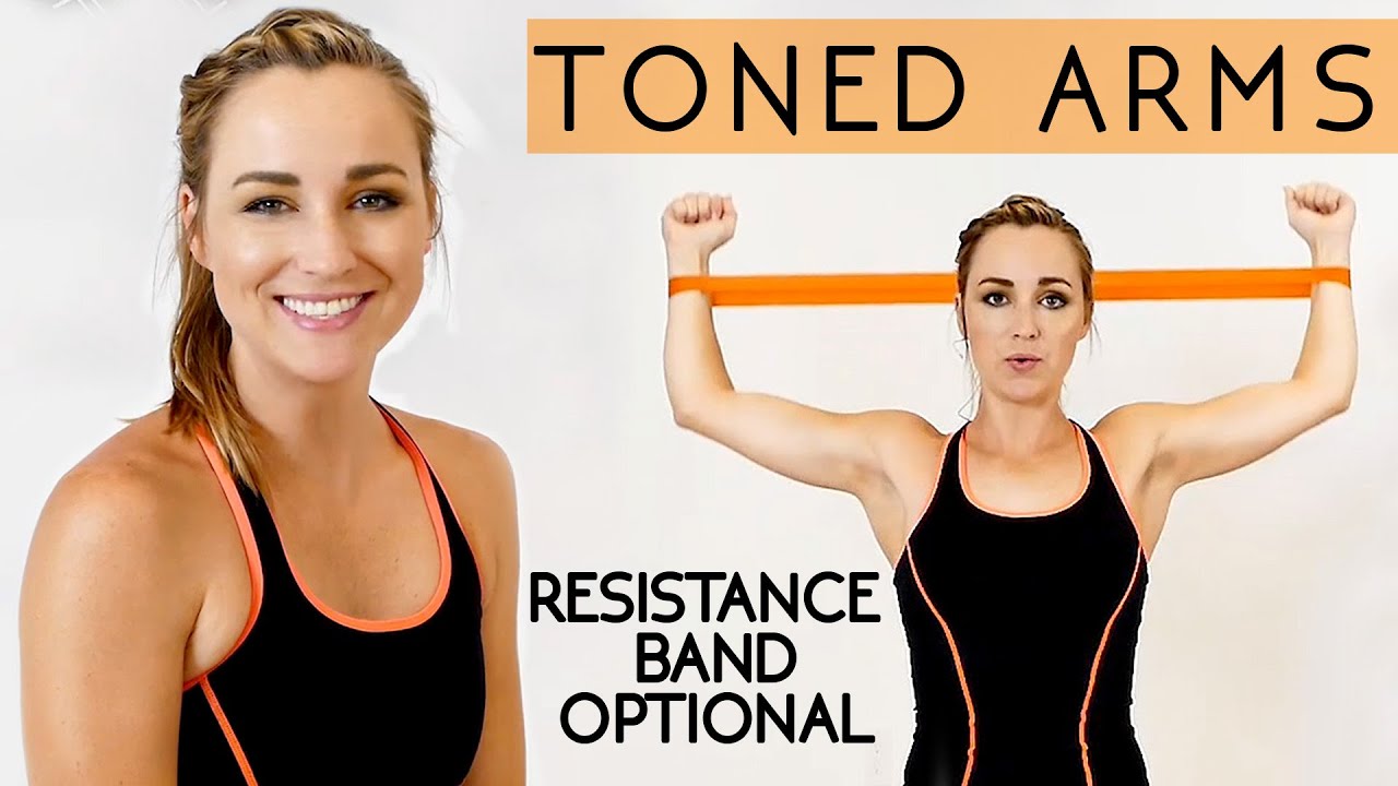 Toned, Tank Top Arms in 12 Minutes! How to Lose Arm Fat Workout for Beginners, Home Fitness