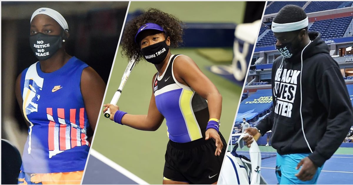 Sloane Stephens, Naomi Osaka, and Frances Tiafoe Support BLM During the 2020 US Open