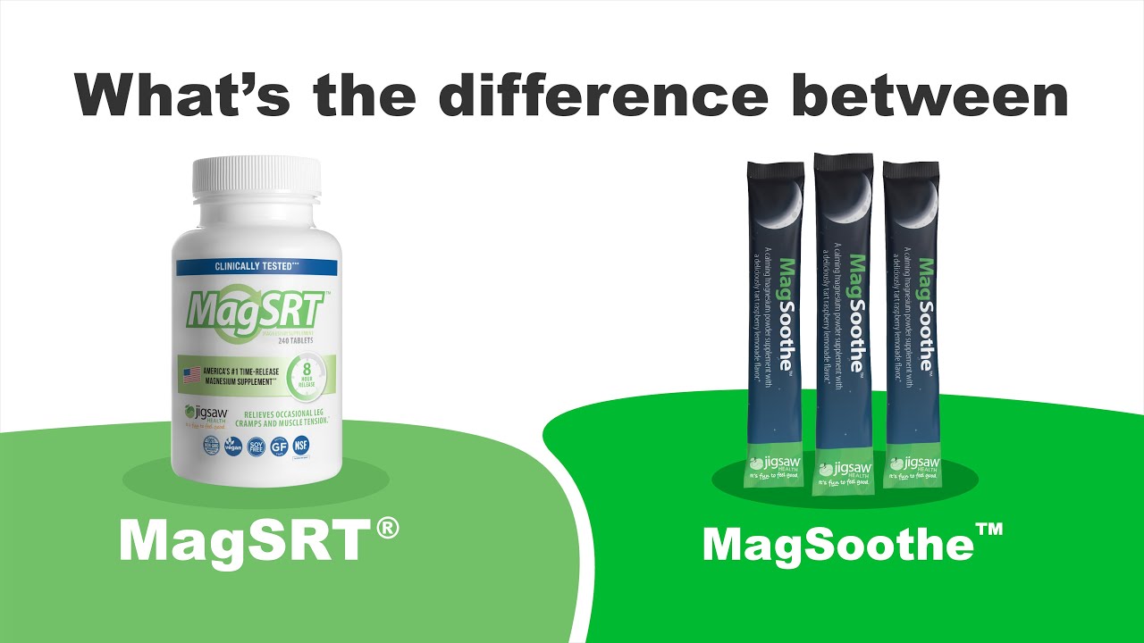 What is the Difference between MagSRT� and MagSoothe?