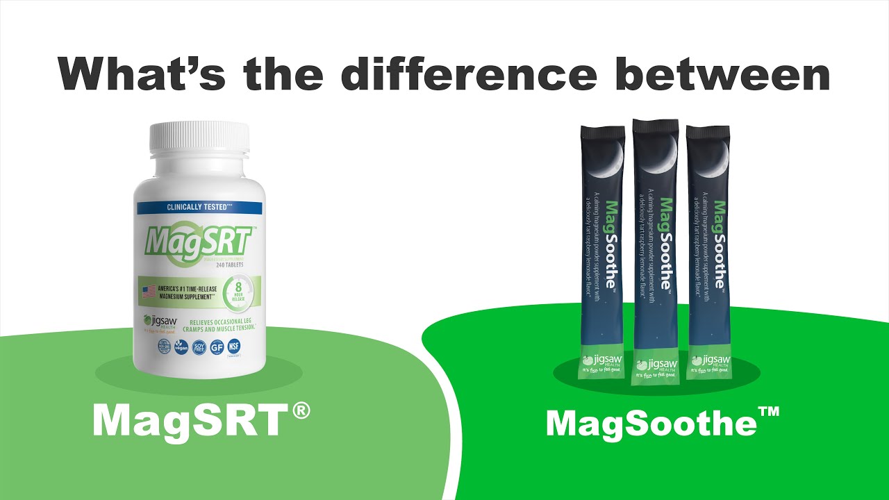 What is the Difference between MagSRT® and MagSoothe?