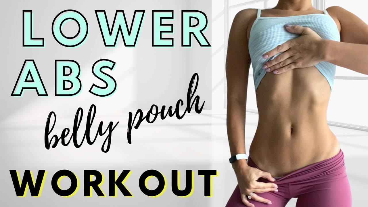 BELLY POUCH LOWER ABS WORKOUT - Home Abs Workout