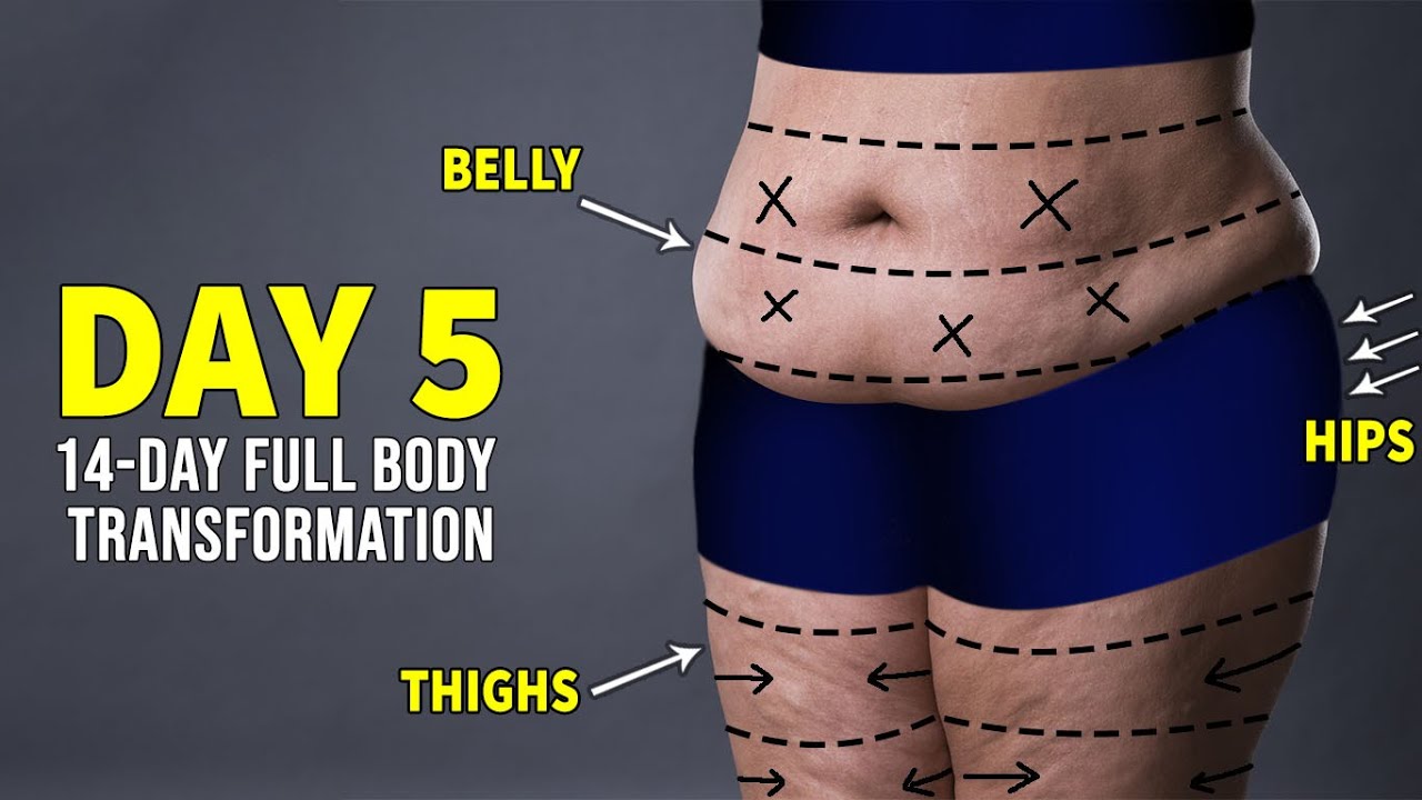 DAY 5 (BELLY + HIPS + THIGHS) | | 14 DAY FULL BODY TRANSFORMATION PROGRAM