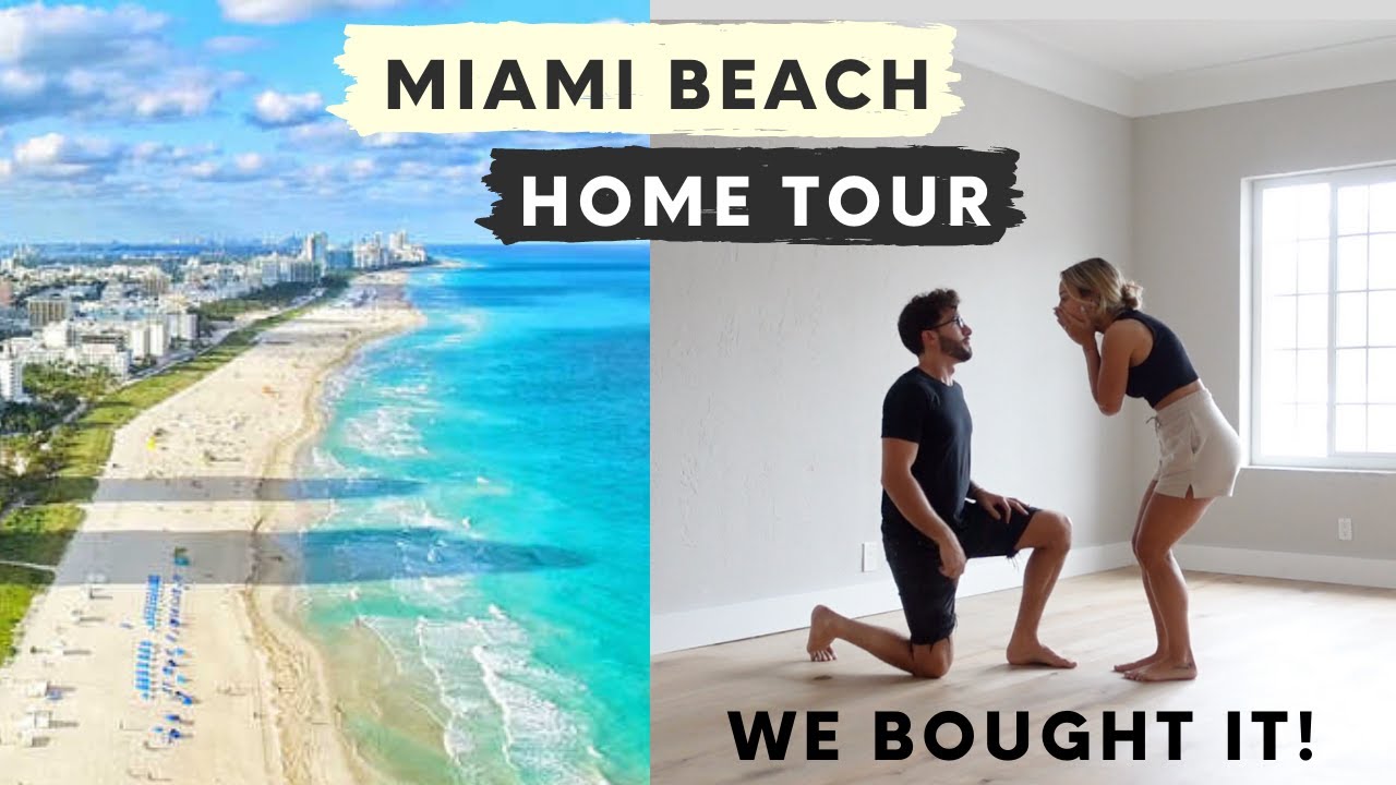 MIAMI BEACH Empty Home Tour | WE BOUGHT THIS PLACE!!!