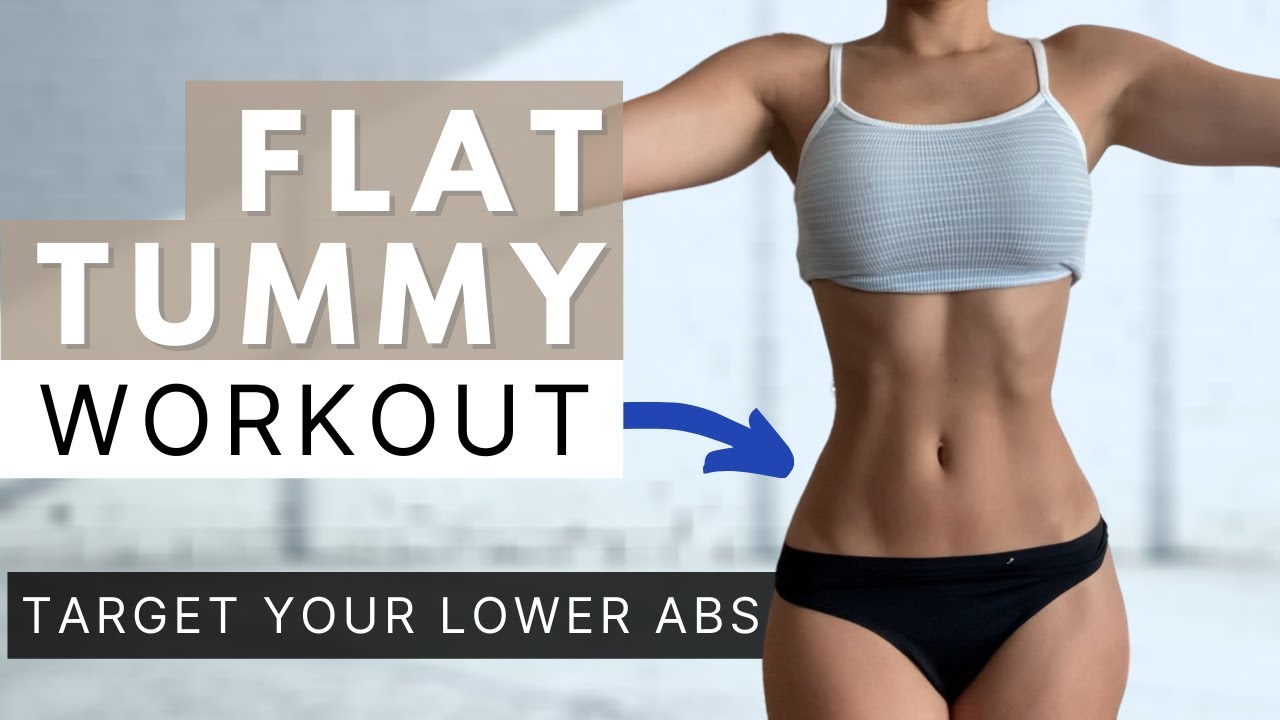 LOWER ABS WORKOUT // Flat Tummy Workout by vicky justiz