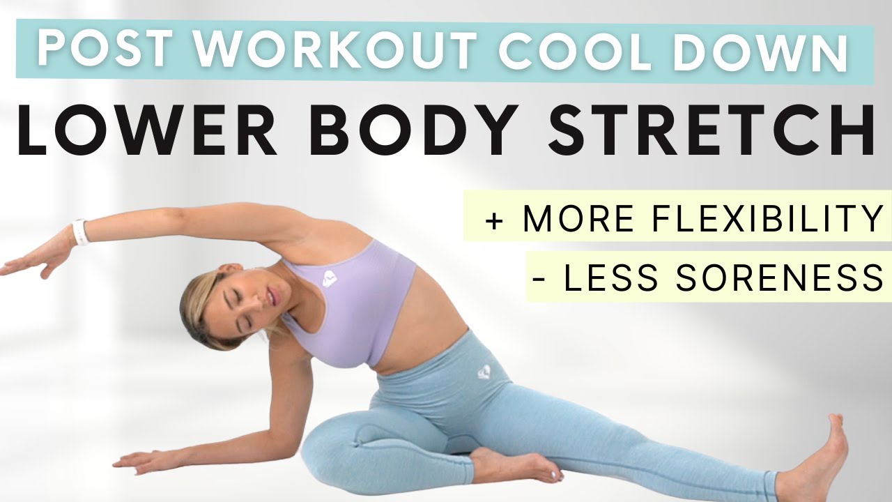 BOOTY & LEG STRETCH - Lower Body COOL DOWN Stretching Routine