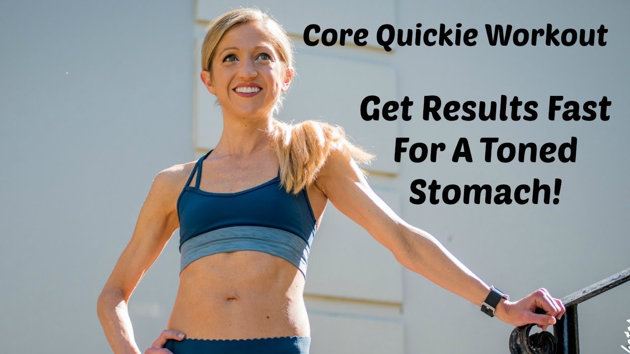 Core Quickie Workout For A Flat Stomach. Get Results Fast With This Free Routine.