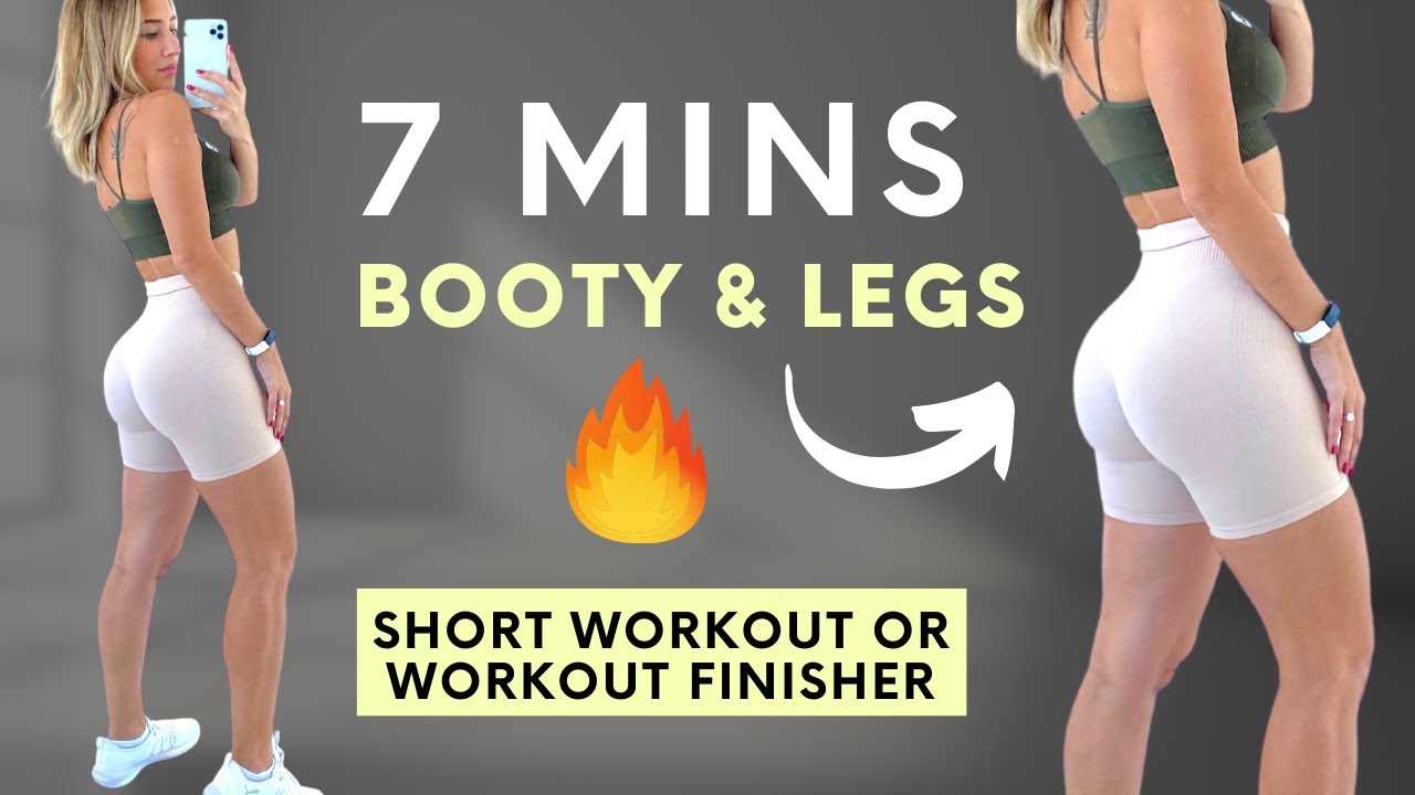 SHORT & INTENSE booty workout FINISHER ??  7 mins only!!!!